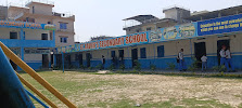 Students of St. Xavier's Secondary School in front of the campus